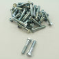 47-Pack Metallics 1/2"-13 & 2-1/2" Hex Head Bolts Zinc Plated JBHC34