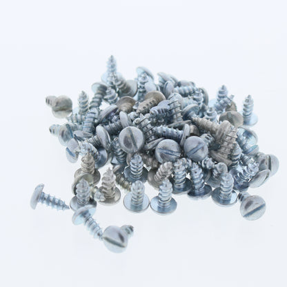 100PK Metallics Tapping Screw #12 x 1/2" Pan Head Slotted