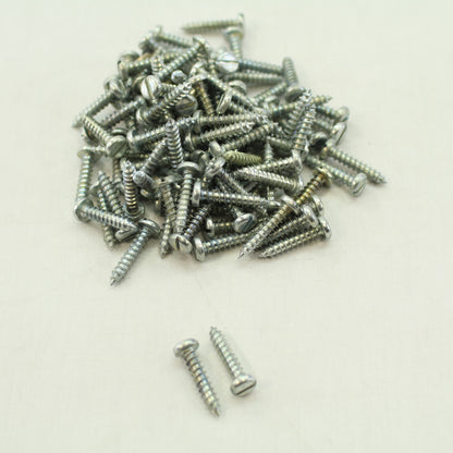 100-Pack Metallics Tapping Screws #7 x 3/4" Pan Head Zinc Plated TS42