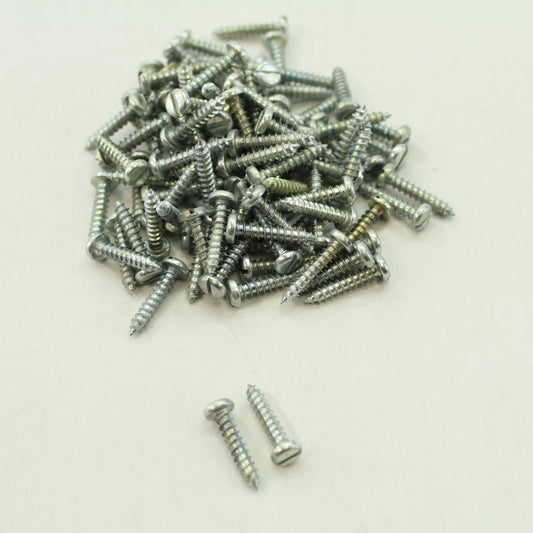 100-Pack Metallics Tapping Screws #7 x 3/4" Pan Head Zinc Plated TS42