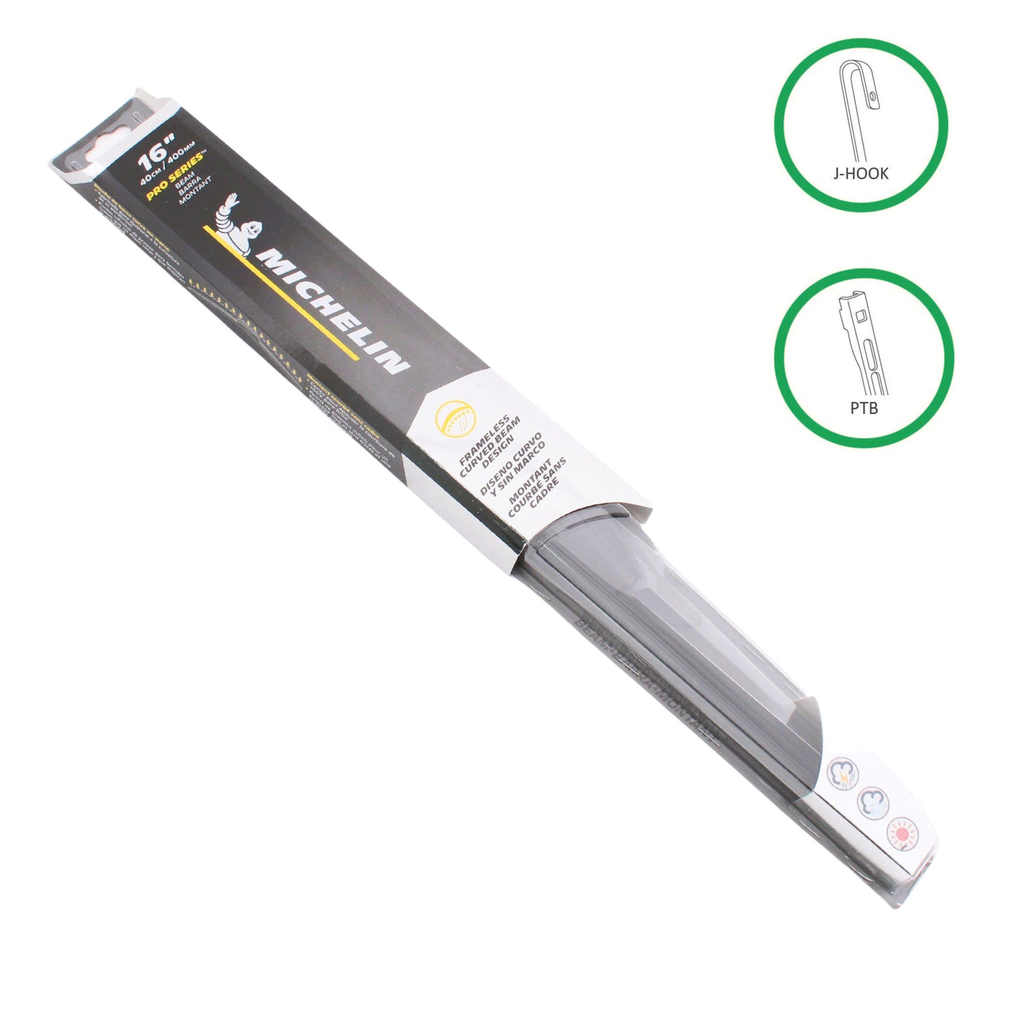 Michelin Pro Series #227 16" Beam Wiper Blade All-Season Performance 10000227