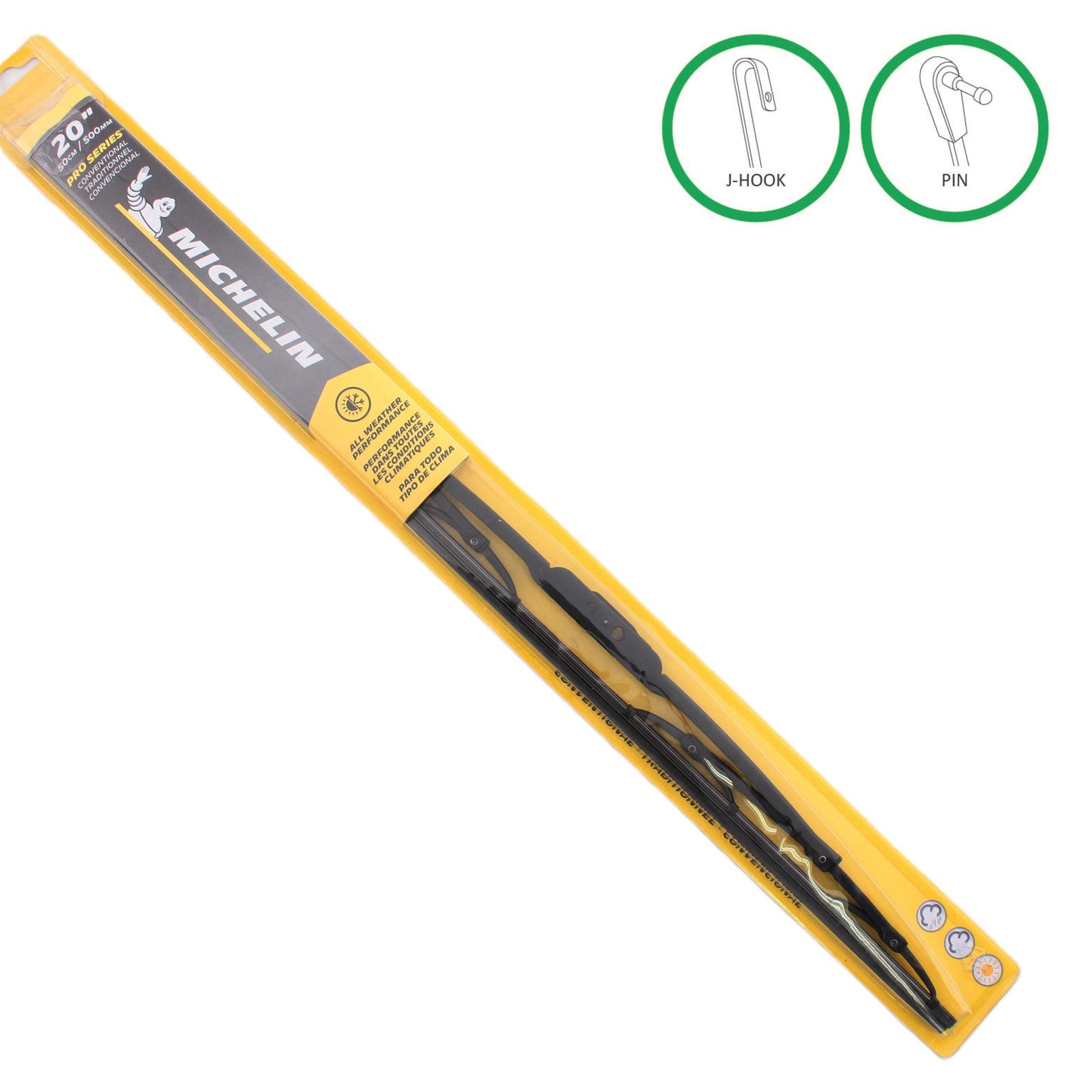Michelin Conventional 20" All-Weather Wiper Blade Steel Frame for 94-01 Ram 1500