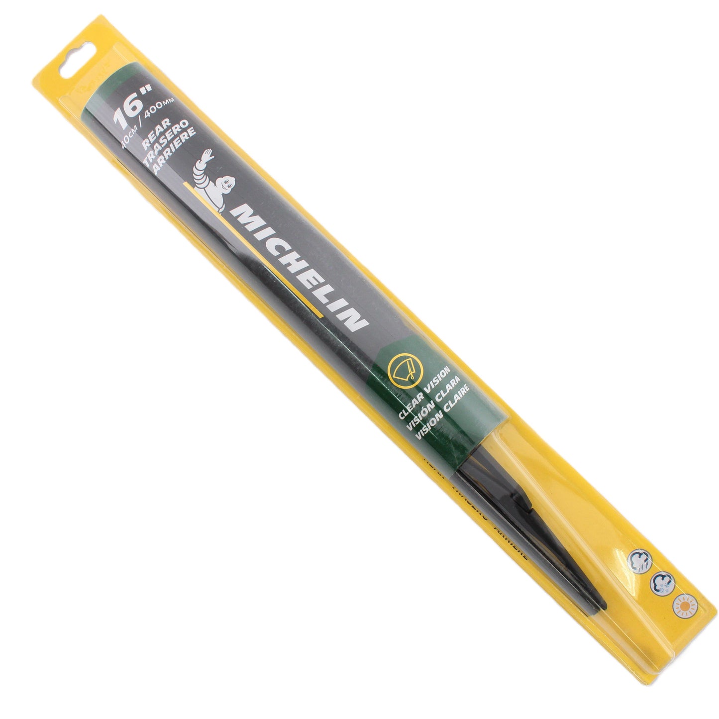 Michelin Pro Series 16" Rear Wiper Blade Conventional All Weather E-Type Adapter