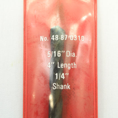 Milwaukee 48-87-0310 5/16" Dia. 4" Length 1/4" Shank Masonry Bit