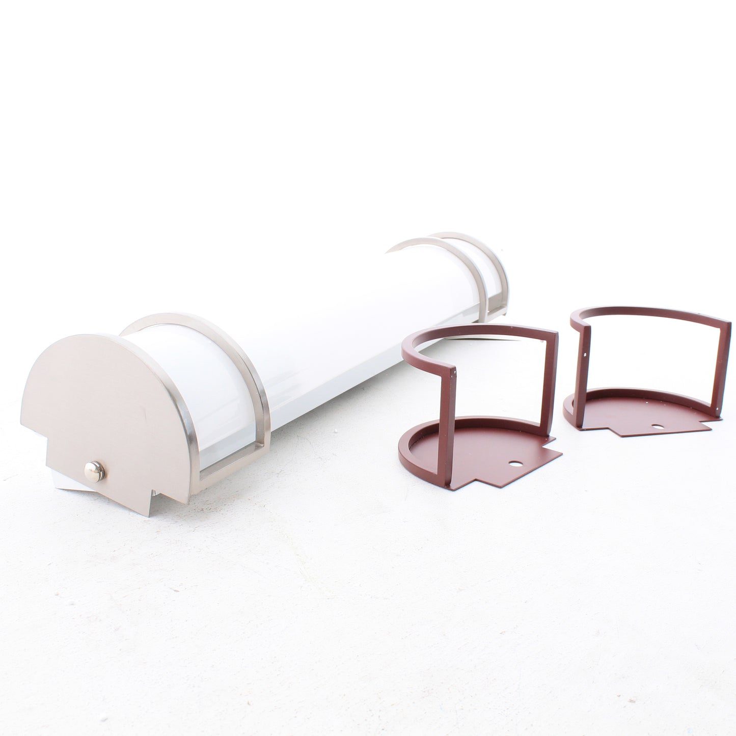 Minka-Lavery #642-PL Brushed Nickel 2-Light Bathroom Vanity Wall Light 24.75"