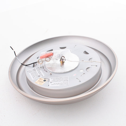 Minka Silver Round 1-Light Ceiling Lighting Flush Mount Missing Globe