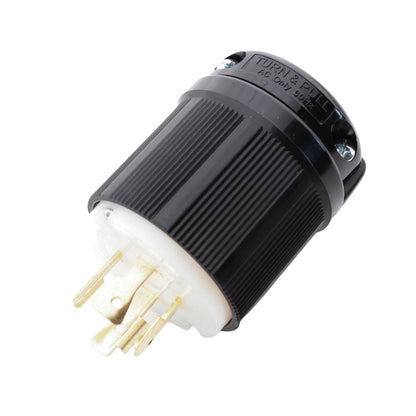 Morris 20464 Twist Turn Locking Male Connector Plug L16-20P 20A 480V 3� 3P4W