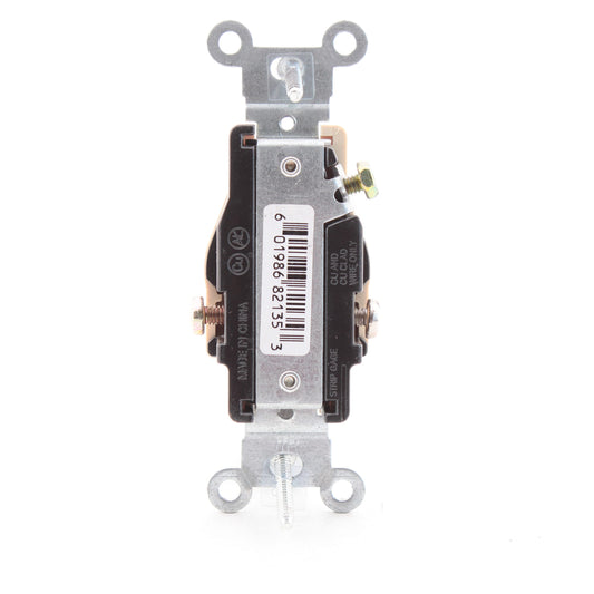 Morris Ivory Single Outlet Receptacle 5-15R 15A 125V Industrial Grade 2135I