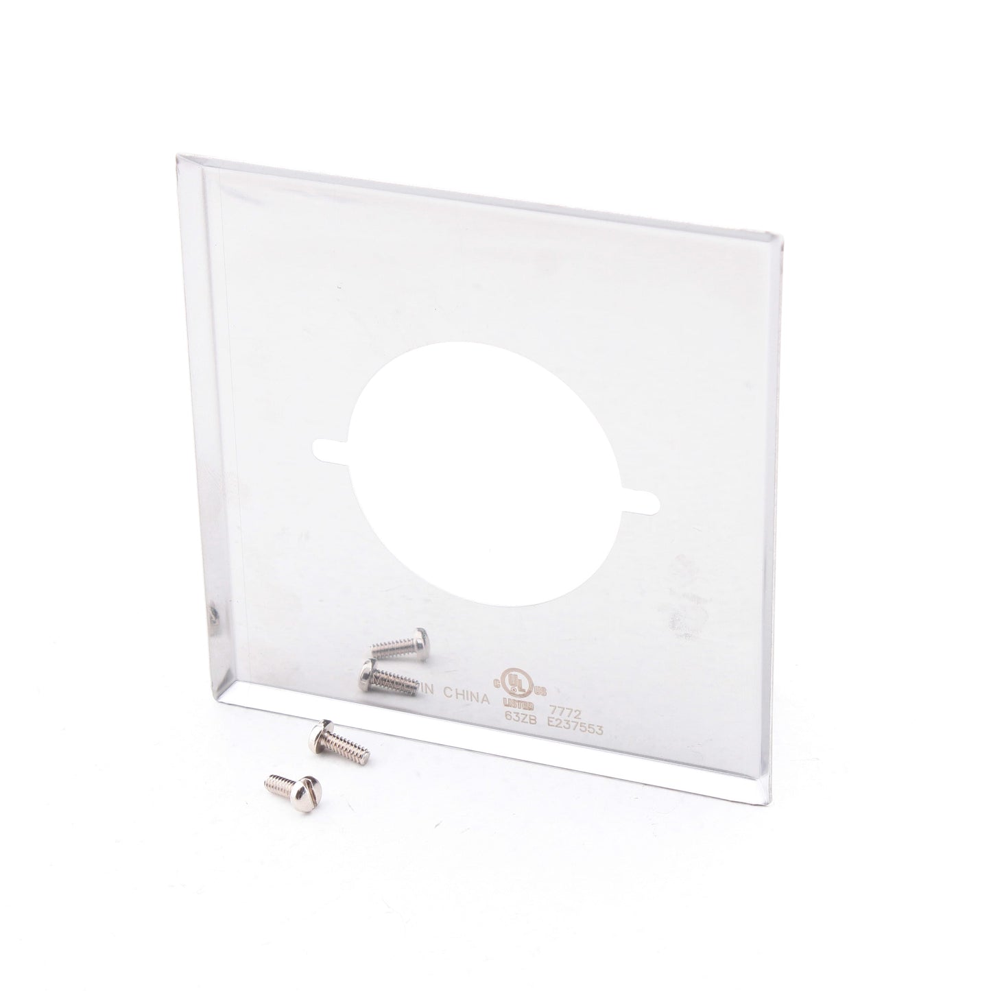Morris 83485 2-Gang Stainless Steel Single 2.125" Dia Hole Wallplate Cover