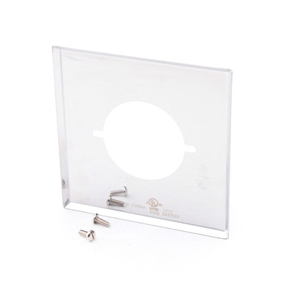 Morris 83485 2-Gang Stainless Steel Single 2.125" Dia Hole Wallplate Cover