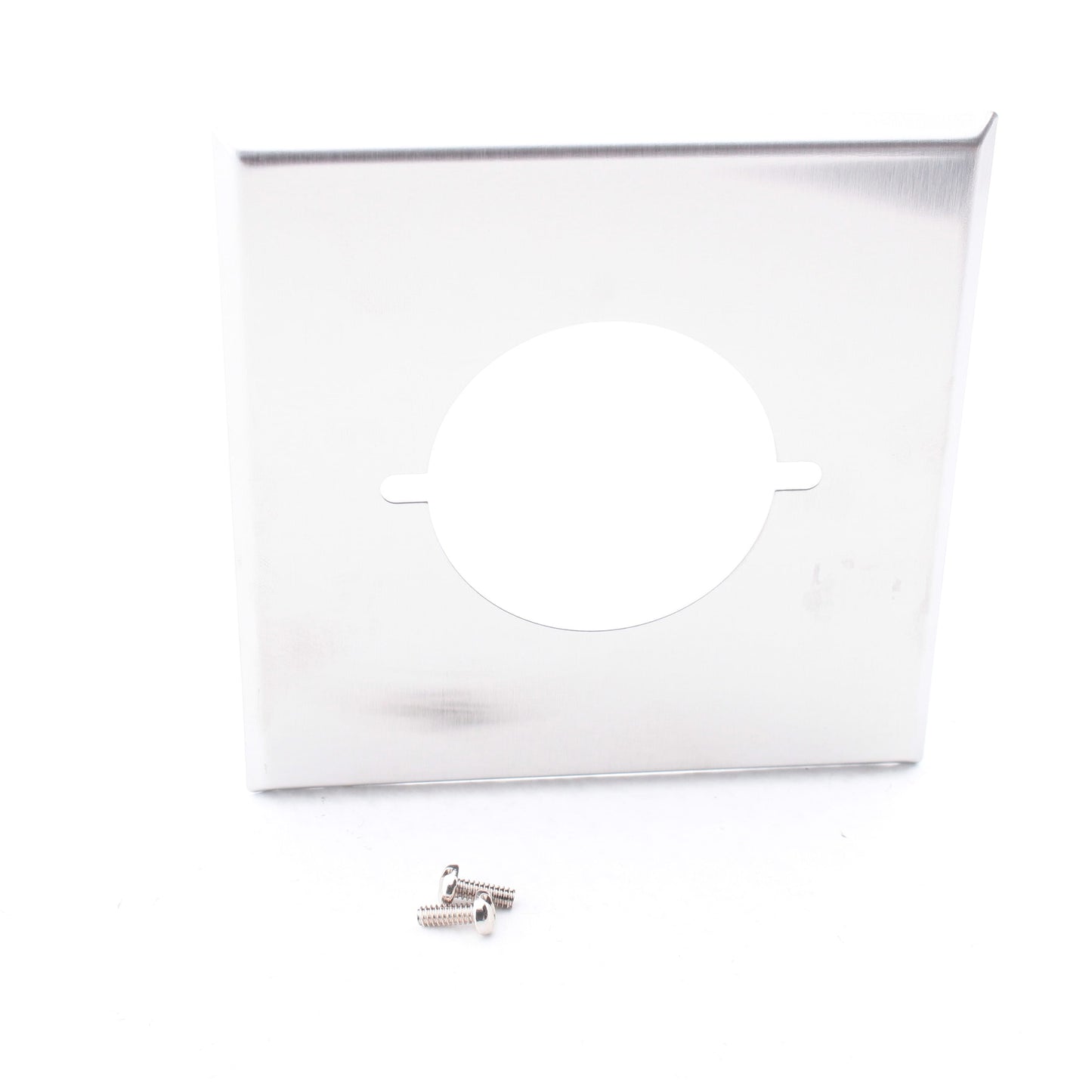 Morris 83485 2-Gang Stainless Steel Single 2.125" Dia Hole Wallplate Cover