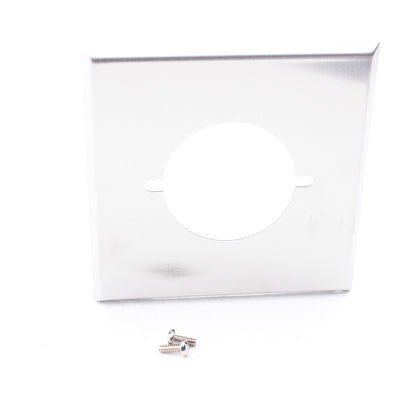 Morris 83485 2-Gang Stainless Steel Single 2.125" Dia Hole Wallplate Cover