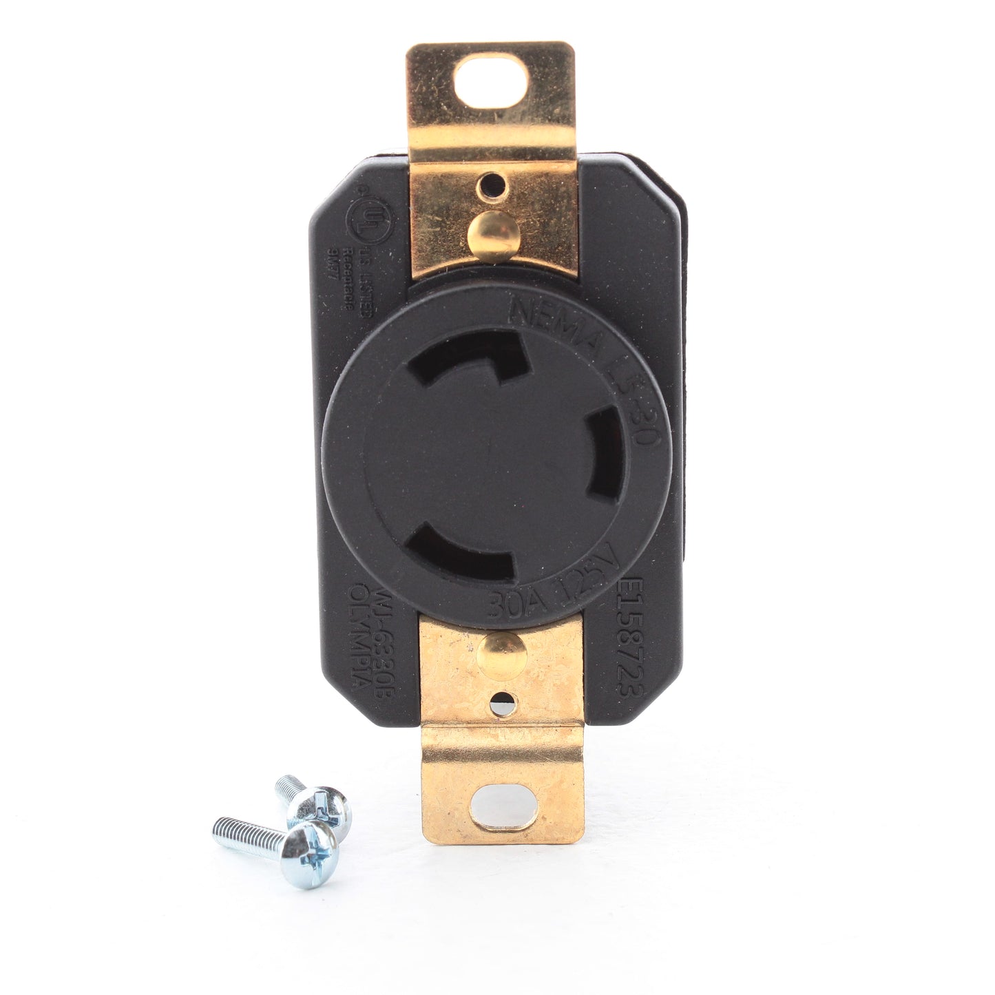 Morris 89740 Twist Turn Locking Receptacle Outlet NEMA L5-30R 30A 125V