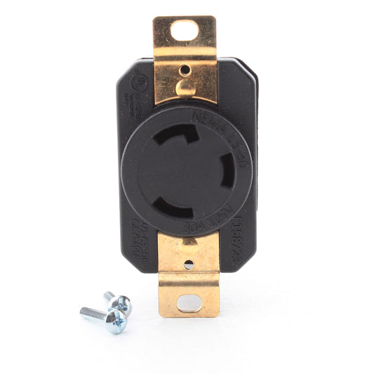 Morris 89740 Twist Turn Locking Receptacle Outlet NEMA L5-30R 30A 125V