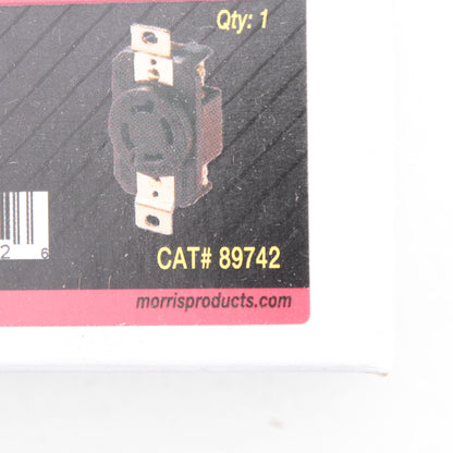 Morris #89742 Twist Turn Locking Receptacle Outlet NEMA L14-20R 20A 125/250V