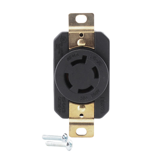 Morris 89743 Twist Turn Locking Receptacle Outlet L15-20R 20A 250V 3�