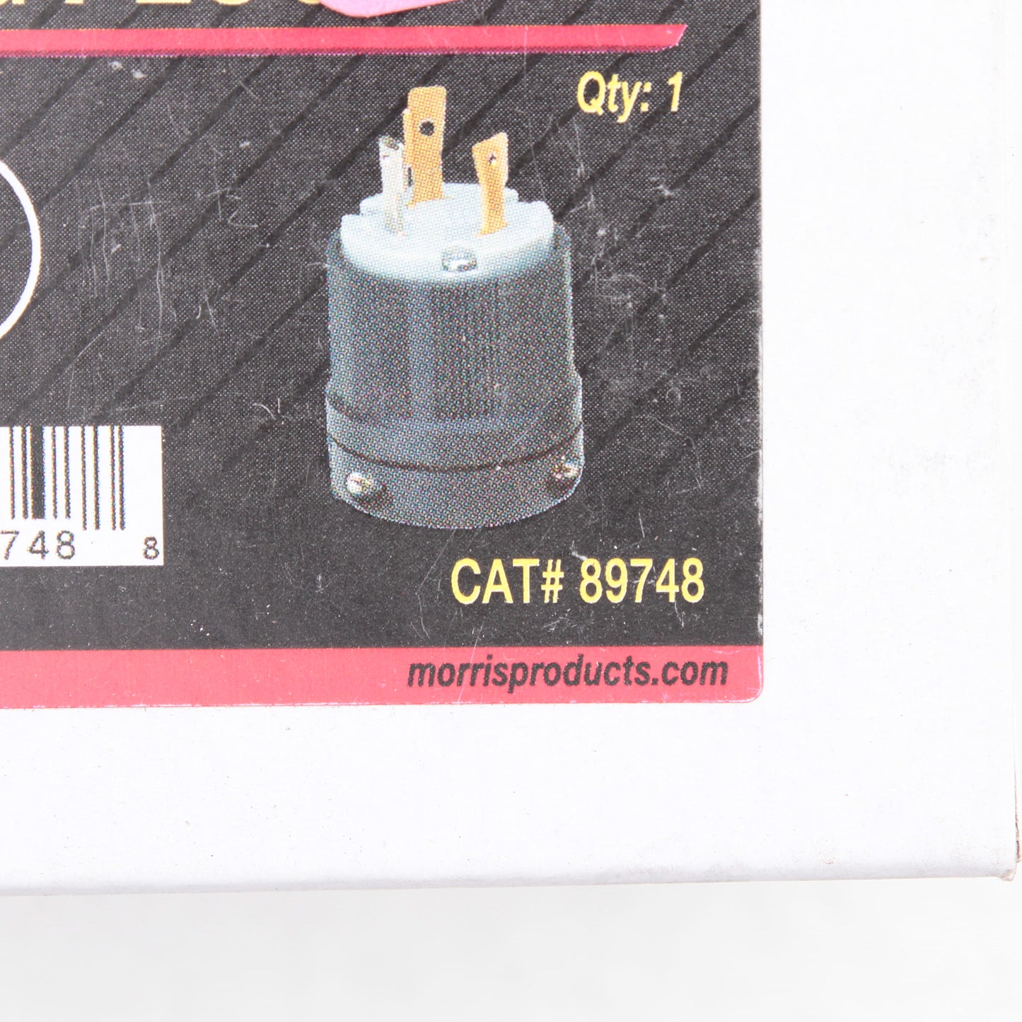Morris 89748 Twist Turn Locking Connector Plug Commercial Grade L5-30P 30A 125V