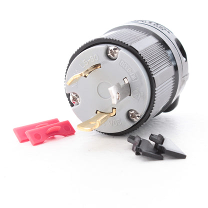 Morris 89748 Twist Turn Locking Connector Plug Commercial Grade L5-30P 30A 125V