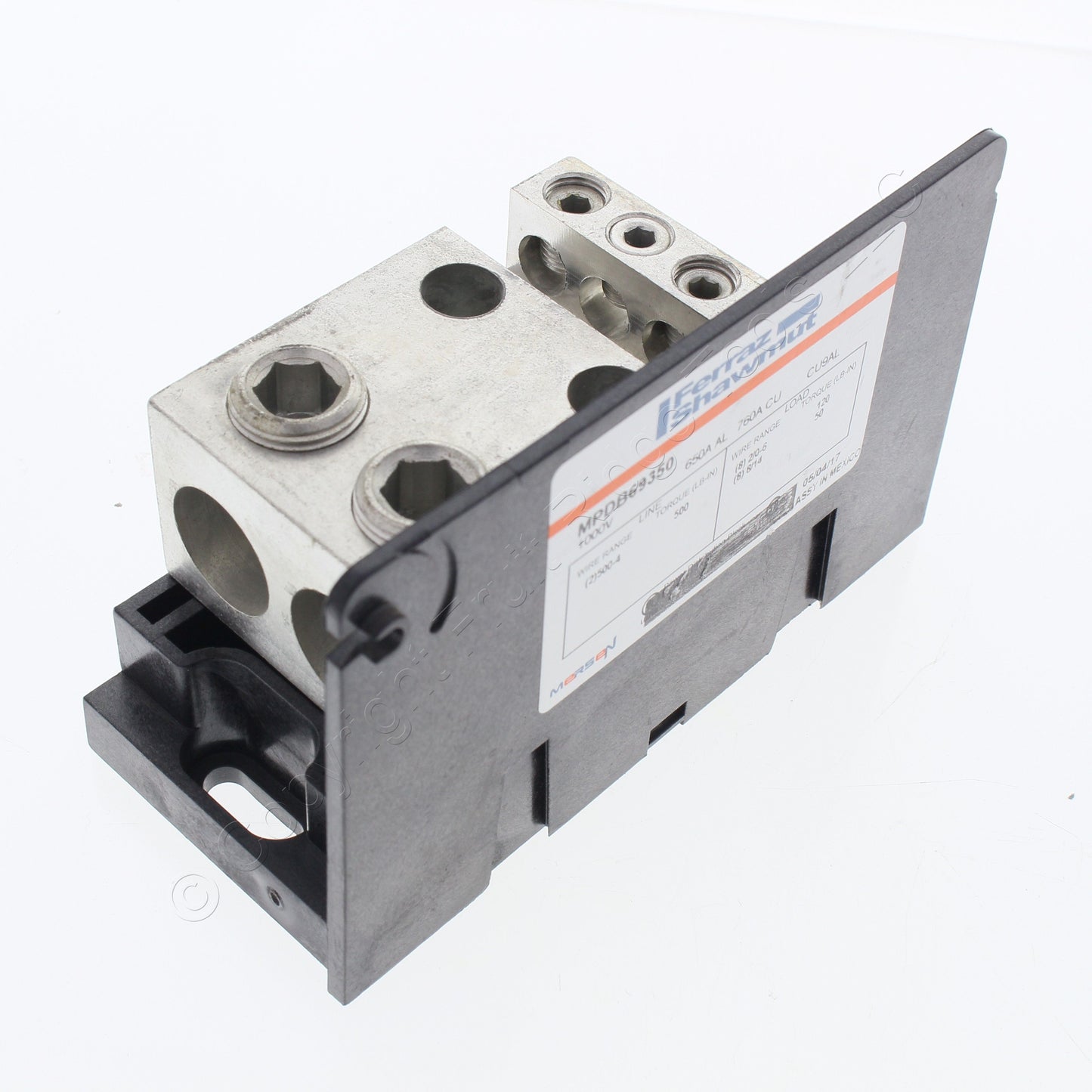 Mersen MPDB69350 Open-Style Power Distribution Blocks 620 A
