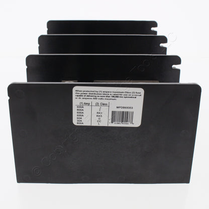 Mersen MPDB69353 Open-Style Power Distribution Blocks 620A
