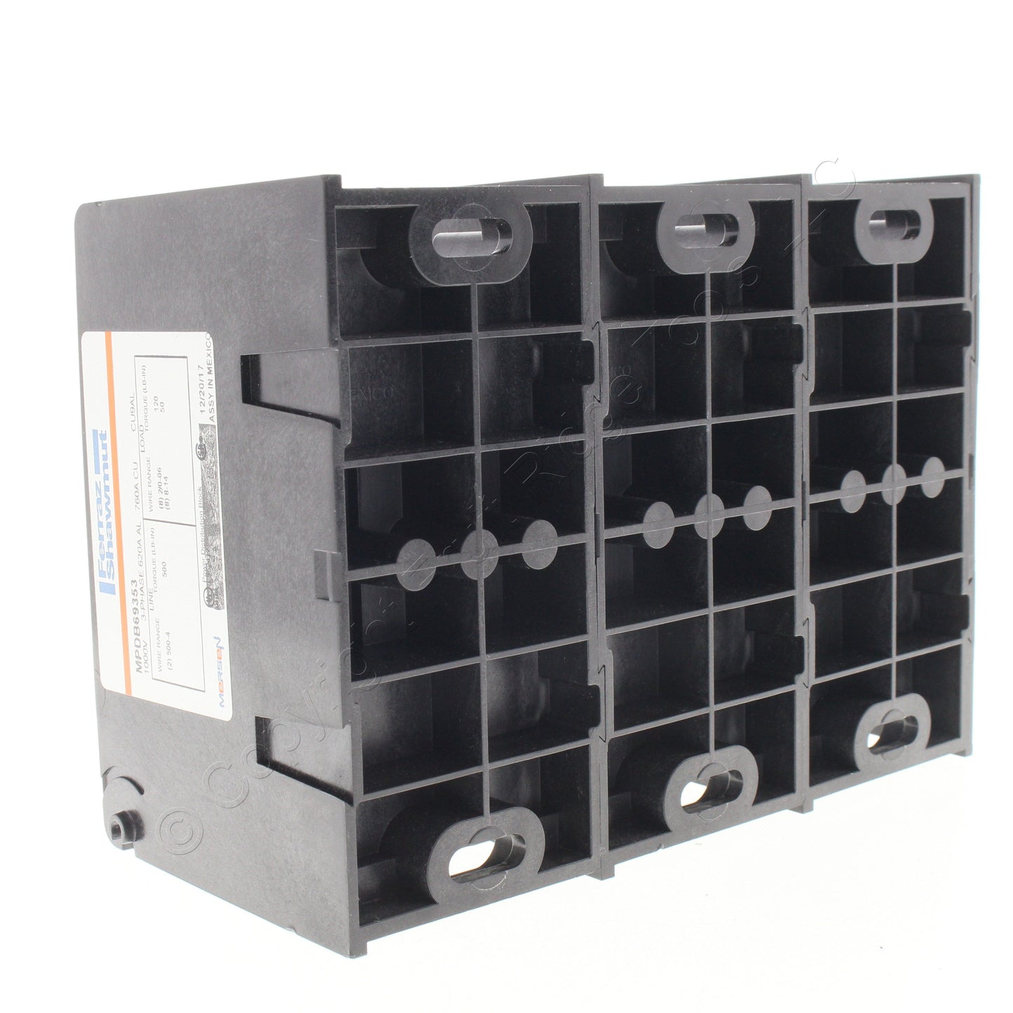 Mersen MPDB69353 Open-Style Power Distribution Blocks 620A