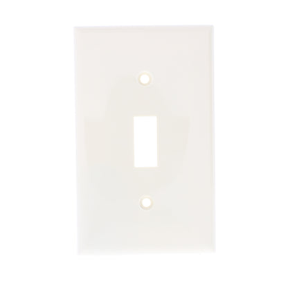 Mulberry 34071 Ivory 1-Gang Toggle Switch Unbreakable Standard Wallplates 25pcs