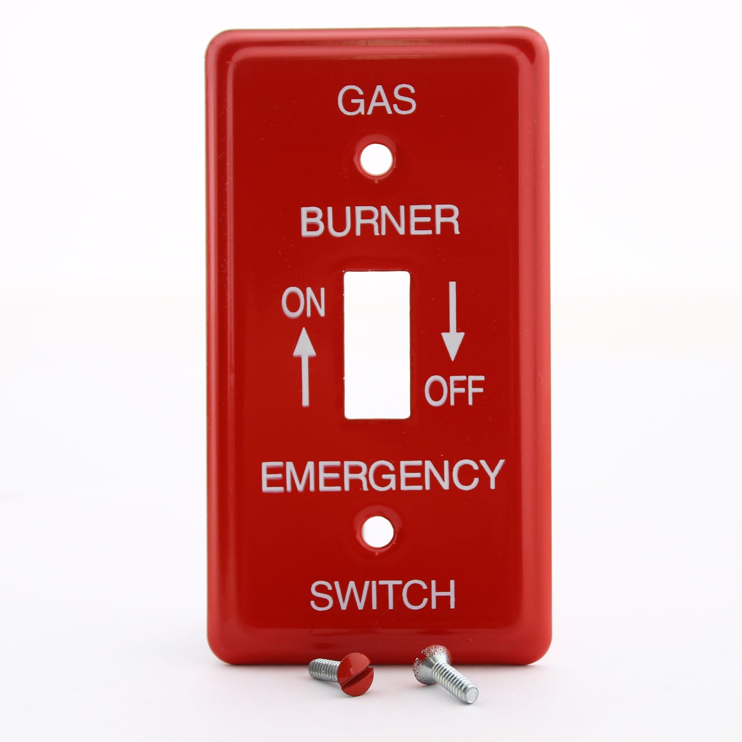 Mulberry 410243 Red Mini Utility 1-Gang Toggle Switch Wallplate Cover Plate