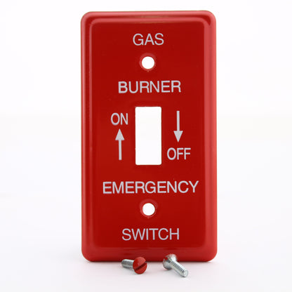 Mulberry 410243 Red Mini Utility 1-Gang Toggle Switch Wallplate Cover Plate