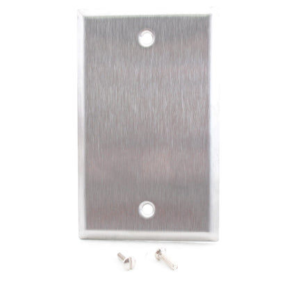 Mulberry 70151 Non-magnetic Stainless Steel 1-GANG Blank Cover Wallplate Box