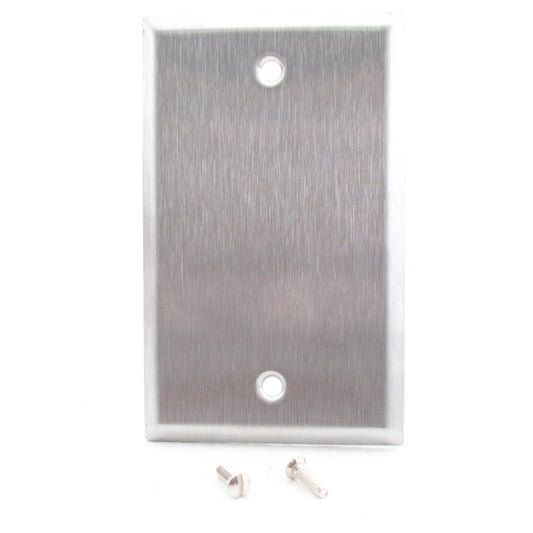 Mulberry 70151 Non-magnetic Stainless Steel 1-GANG Blank Cover Wallplate Box
