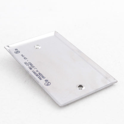 Mulberry 70151 Non-magnetic Stainless Steel 1-GANG Blank Cover Wallplate Box
