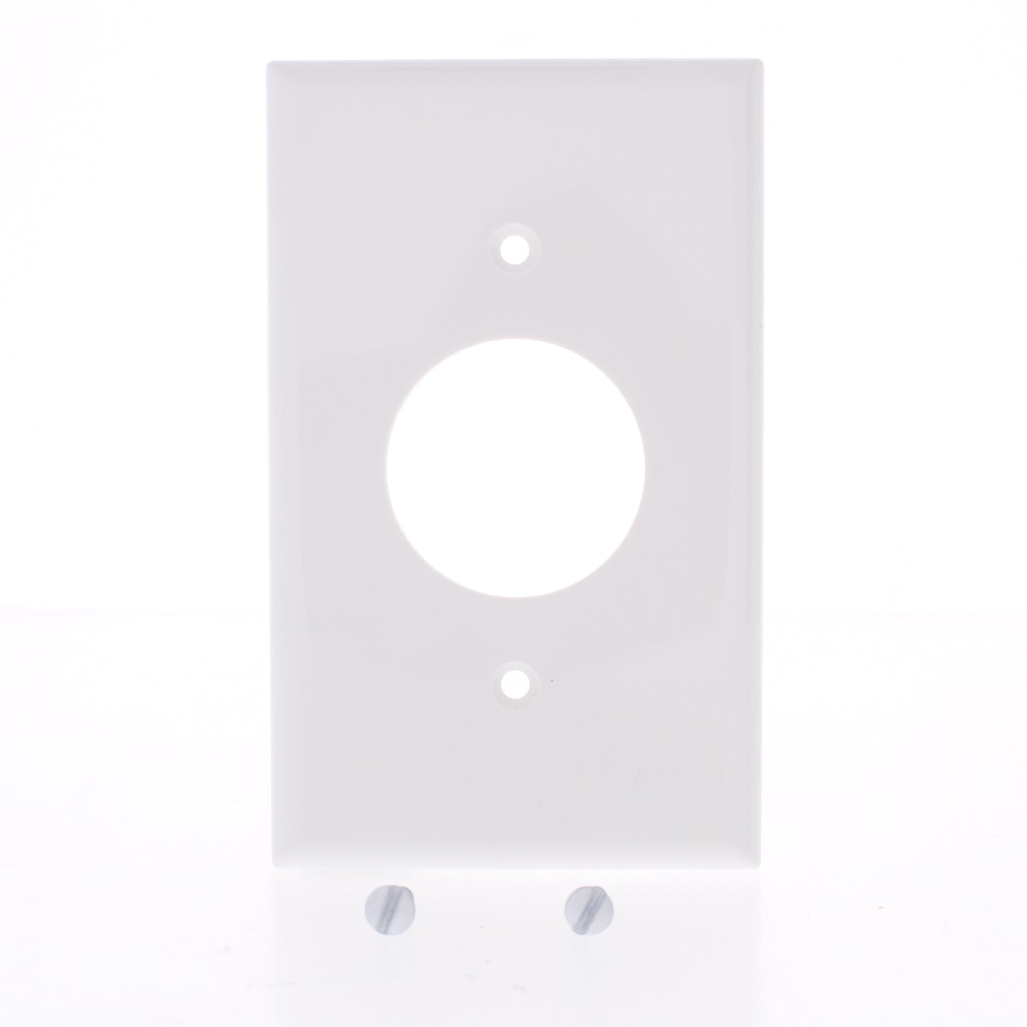 Mulberry 732091 White 1-Gang Thermoplastic Unbreakable Standard Wallplate Cover