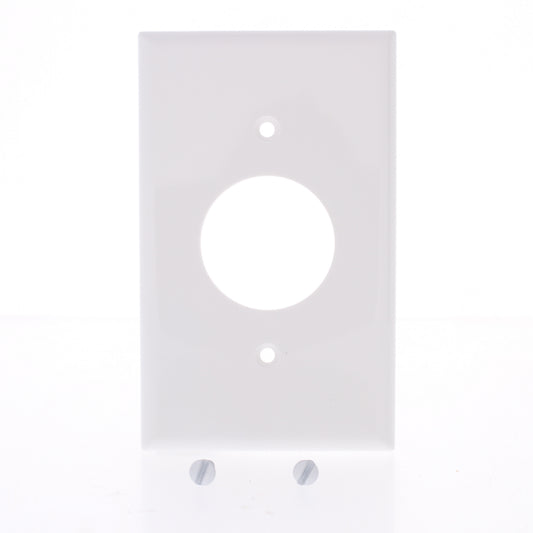 Mulberry 732091 White 1-Gang Thermoplastic Unbreakable Standard Wallplate Cover