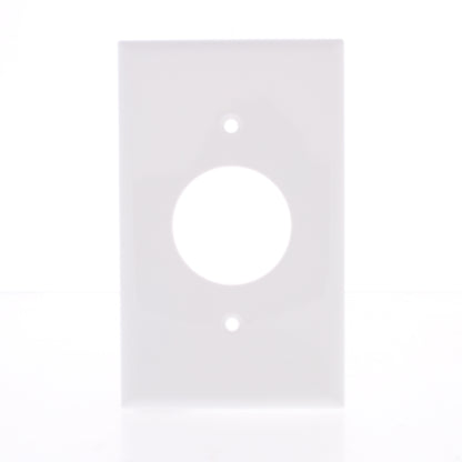 Mulberry 732091 White 1-Gang Thermoplastic Unbreakable Standard Wallplate Cover