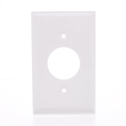 Mulberry 732091 White 1-Gang Thermoplastic Unbreakable Standard Wallplate Cover
