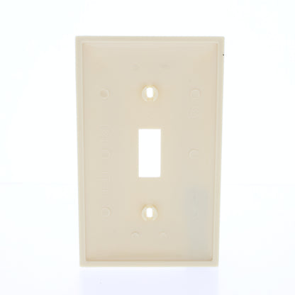 Mulberry 734071 Ivory 1-Gang Thermoplastic Unbreakable Standard Wallplate Cover