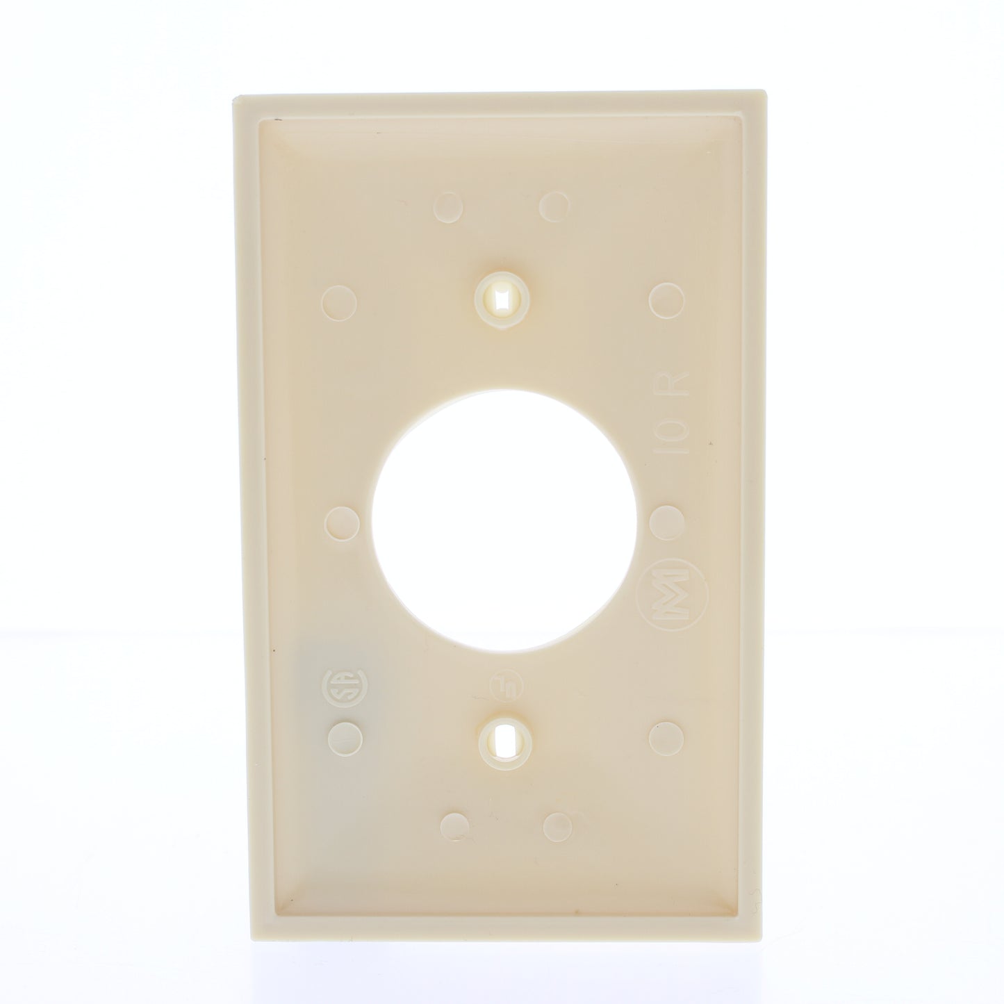 Mulberry 734091 Ivory 1-Gang Thermoplastic Unbreakable Standard Wallplate Cover