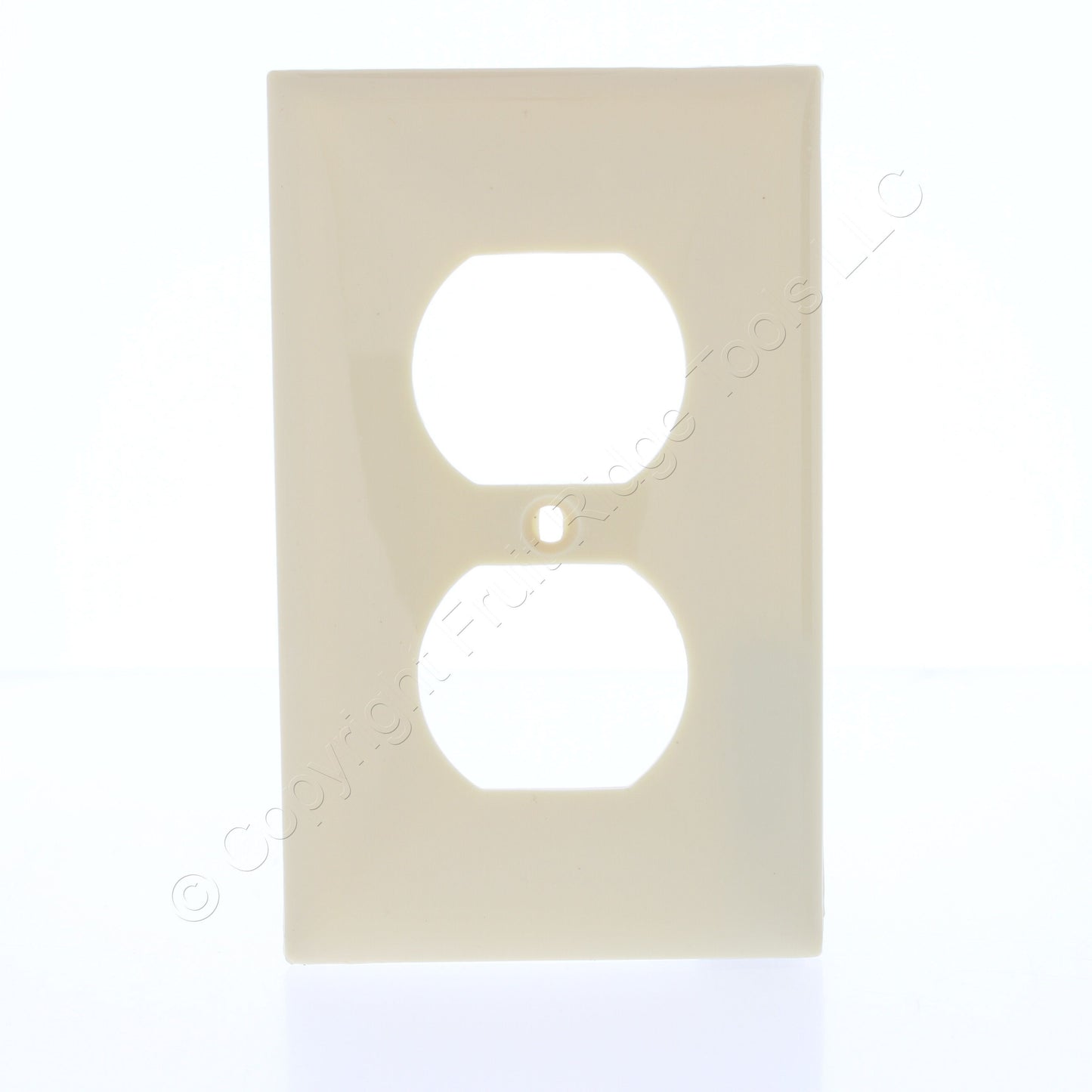 Mulberry 734101 Ivory 1-Gang Thermoplastic Unbreakable Standard Wallplate Cover