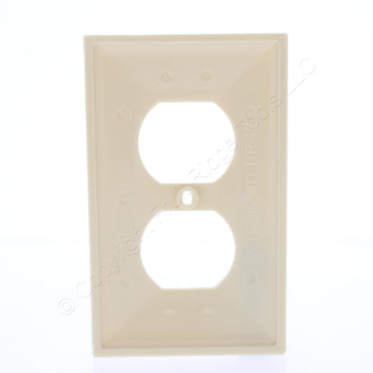 Mulberry 734101 Ivory 1-Gang Thermoplastic Unbreakable Standard Wallplate Cover