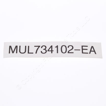 Mulberry 734102 Ivory 2-Gang Thermoplastic Unbreakable Standard Wallplate Cover