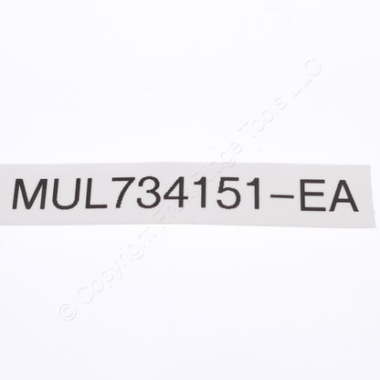Mulberry 734151 Ivory 2-Gang Thermoplastic Unbreakable Standard Wallplate Cover