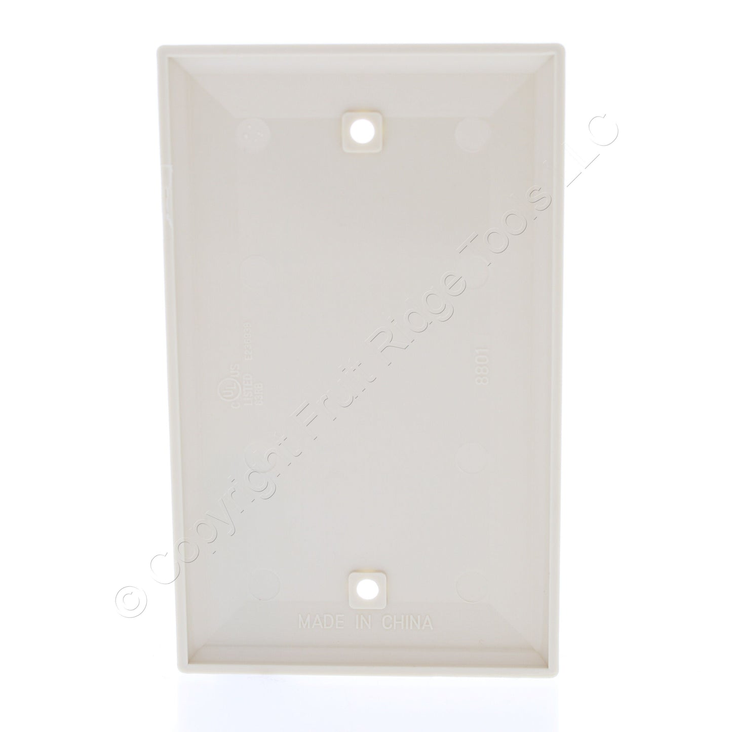 Mulberry 734151 Ivory 2-Gang Thermoplastic Unbreakable Standard Wallplate Cover