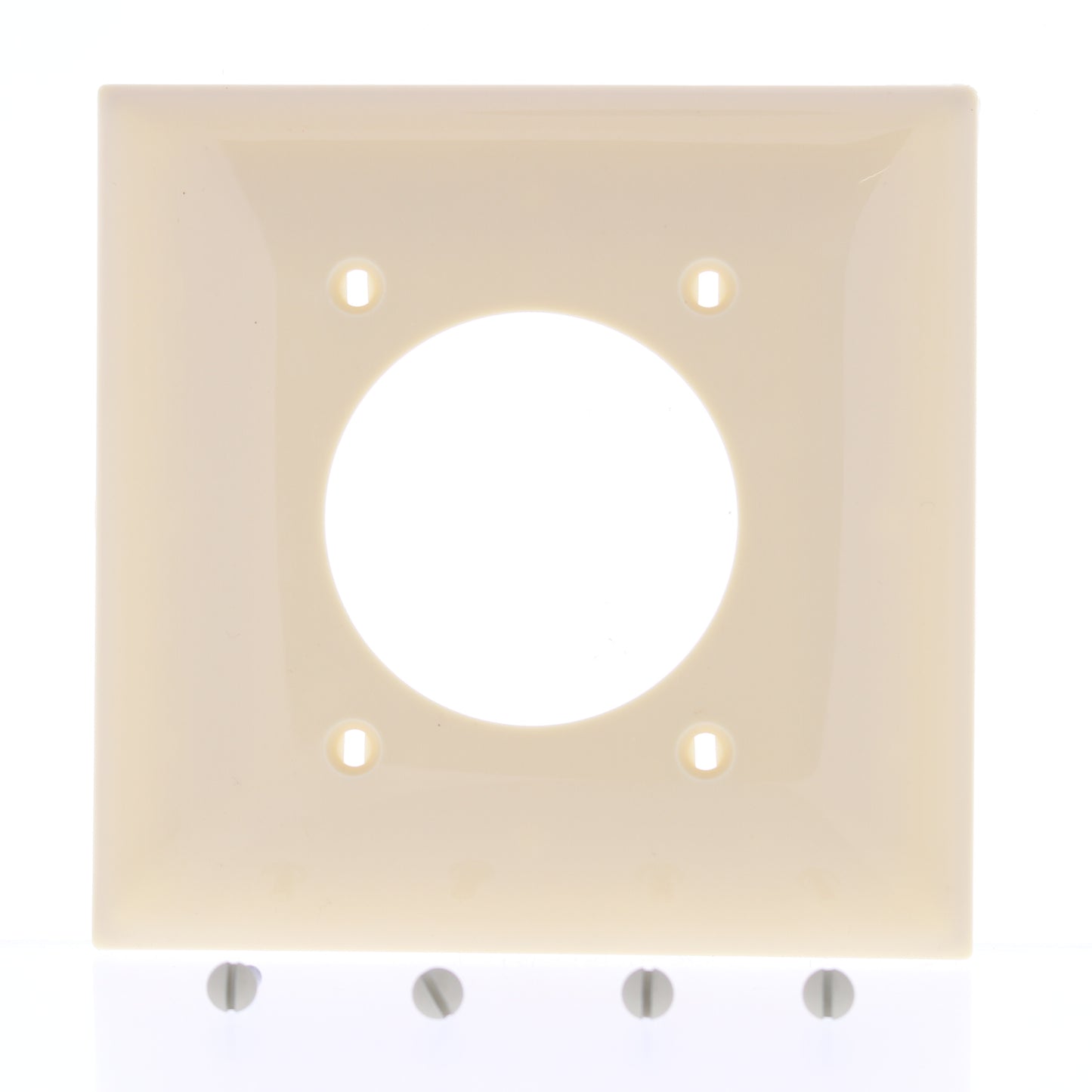 Mulberry 734227 Ivory 2-Gang Thermoplastic Unbreakable Standard Wallplate Cover