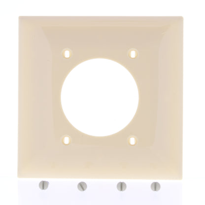 Mulberry 734227 Ivory 2-Gang Thermoplastic Unbreakable Standard Wallplate Cover