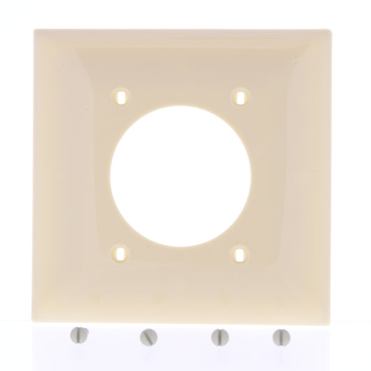 Mulberry 734227 Ivory 2-Gang Thermoplastic Unbreakable Standard Wallplate Cover