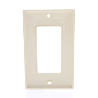 Mulberry 734401 Ivory 1-Gang Thermoplastic Unbreakable Standard Wallplate Cover