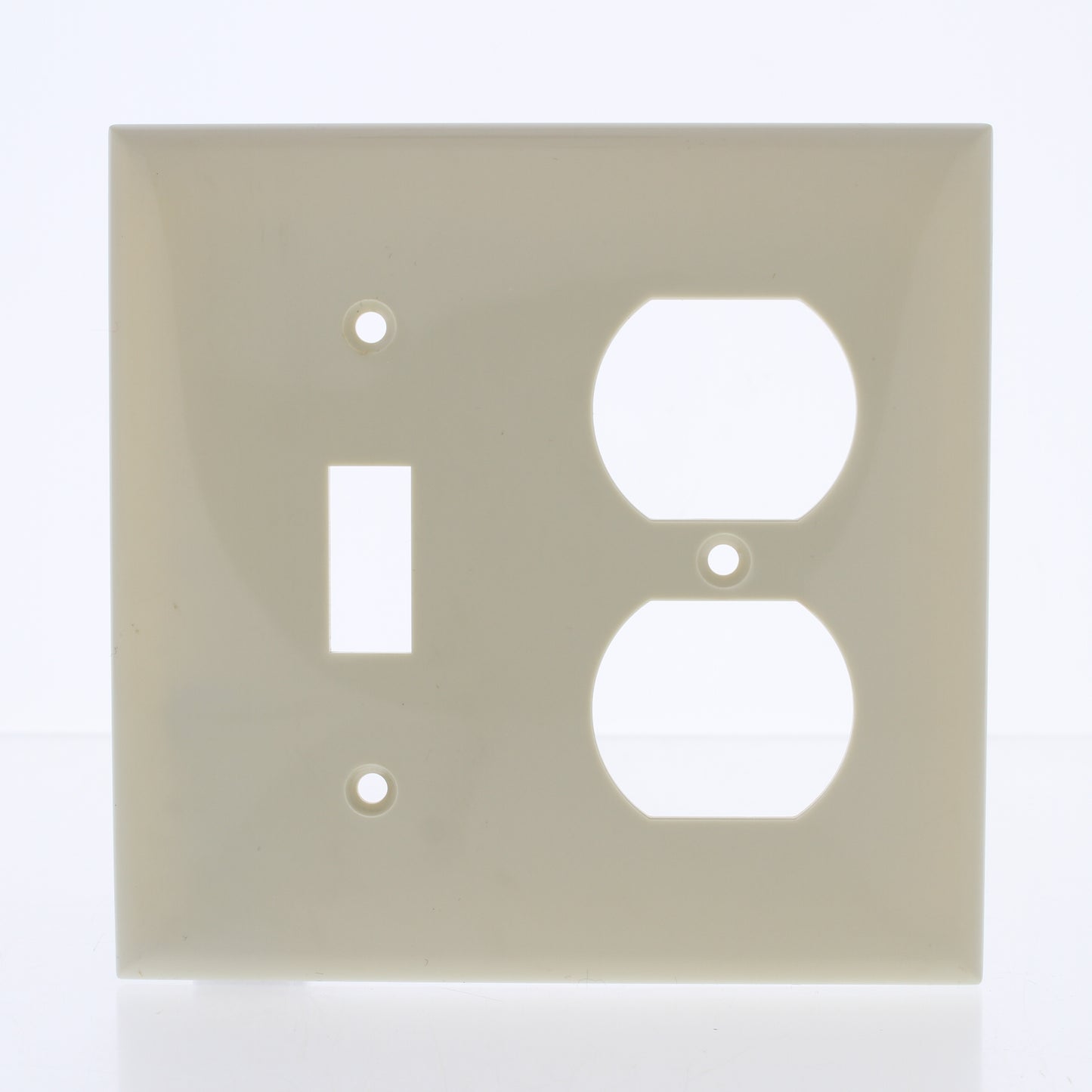 Mulberry 734532 Ivory 2-Gang Thermoplastic Unbreakable Standard Wallplate Cover