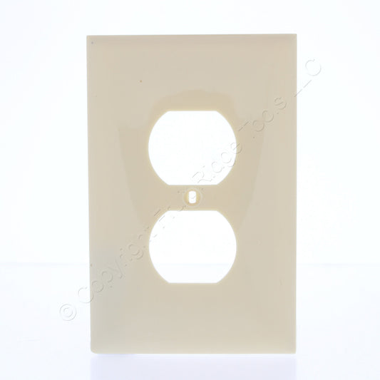 Mulberry 734801 Ivory 1-Gang Unbreakable Nylon Maxi (Mid-Size) Wallplate Cover