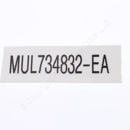 Mulberry 734832 Ivory 2-Gang Duplex Toggle Switch Unbreakable Midi Wallplate
