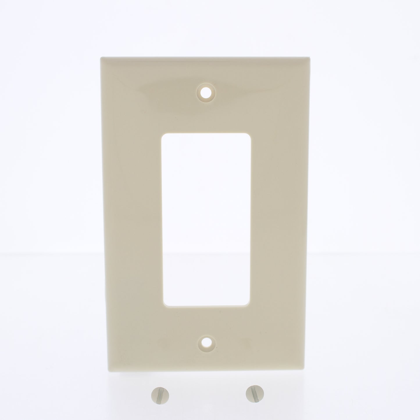 Mulberry 734834 Ivory 1-Gang Decorator GFCI Unbreakable Midi Wallplate Cover